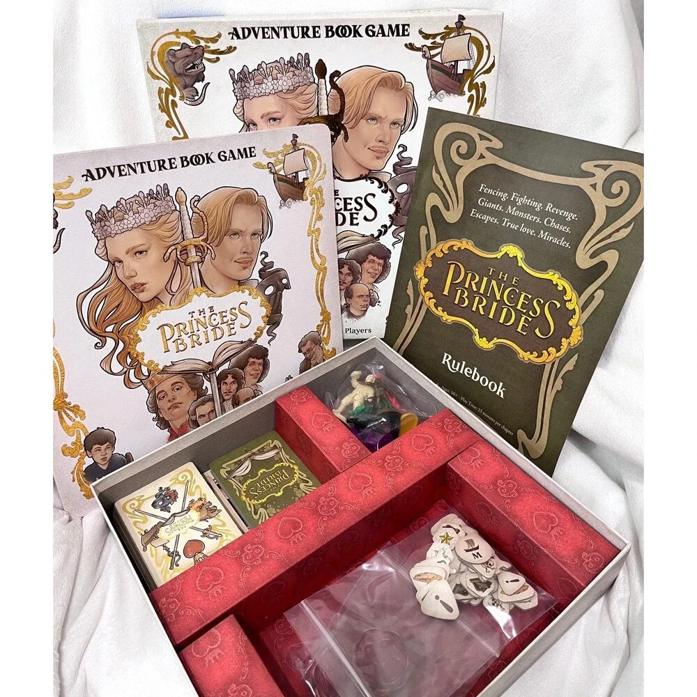 Vintage Movie Nostalgia The Princess Bride Adventure Book Game Ravensburger New